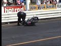 Trina Hilton: Harley DragBike (crash) Trina Hilton: Harley DragBike (crash)