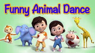 Funny Animals Dance Video for Children  kids rhyme