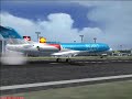 Fokker 70 Landings at Juliana (TNCM)
