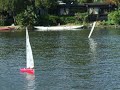 Alinghi SUI-100 vs IOM Widget and IOM Topiko, 1-8 knots