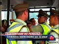 Transantiago: Chofer echa a Carabineros de su micro