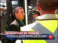 Transantiago: Chofer echa a Carabineros de su micro