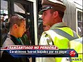 Transantiago: Chofer echa a Carabineros de su micro
