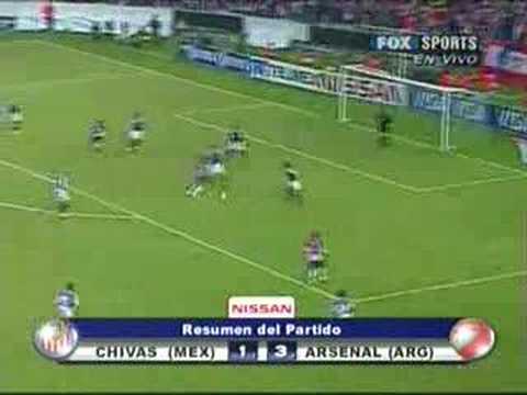 Chivas 1 - 3 Arsenal de Sarand&iacute; (Sudamericana 2007)