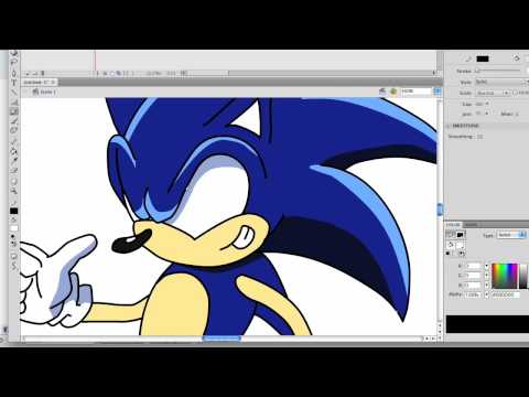 how to draw sonic x style