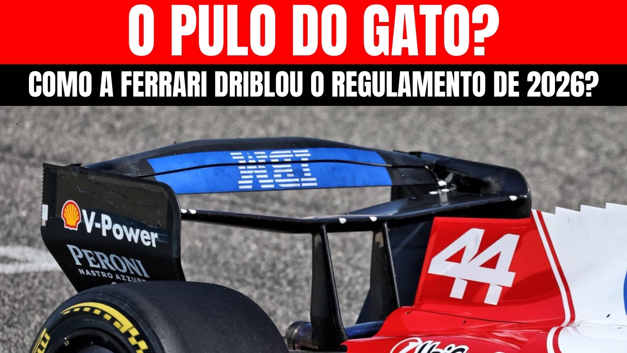 F1 2026: A asa invertida da Ferrari e a polêmica do motor Mercedes no Bahrein