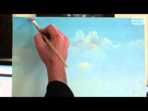 how to oil paint clouds