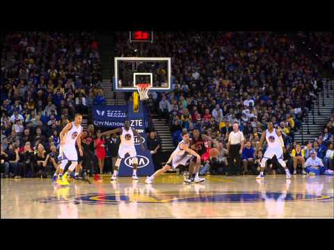Video: Green's Triple-Double and Curry's 32 Roll Warriors Over Raptors