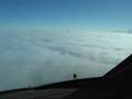 Landing Almaty from Cockpit Boeing 747