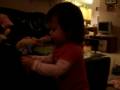 Icha talking to daddy on the phone (18 months)