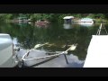 Boat Loading in Current and canted boat ramp