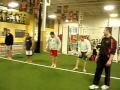 Training with AMA Fight Club: Warmup with agility drills and dynamic stretches