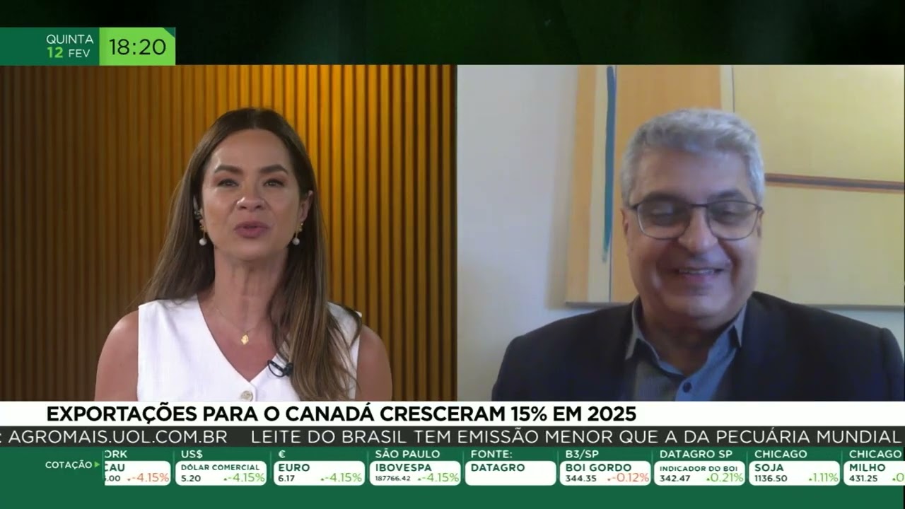 Exportação para Canadá cresceram 15% em 2025