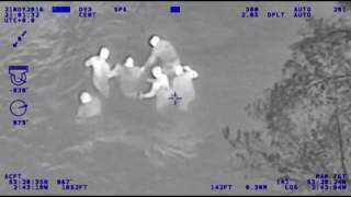 Merseyside Police rescued and arrested a Formby man, after a suspected stolen car was driven into Ca