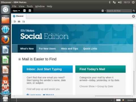 Installation of IBM Notes 9 Social Edition on Ubuntu Desktop 12.10