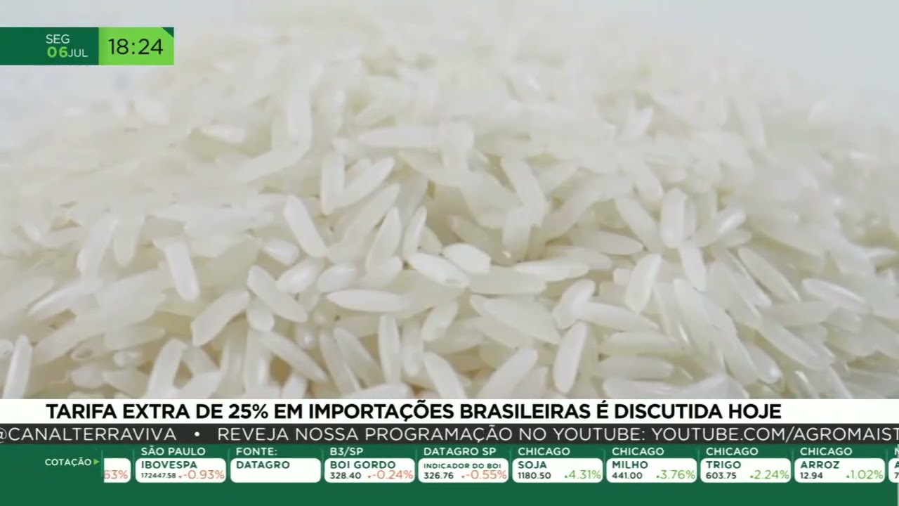 Tarifa extra de 25% em importações brasileiras é discutida hoje