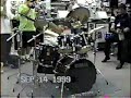 Zach at 4 years old with bass player jammin\