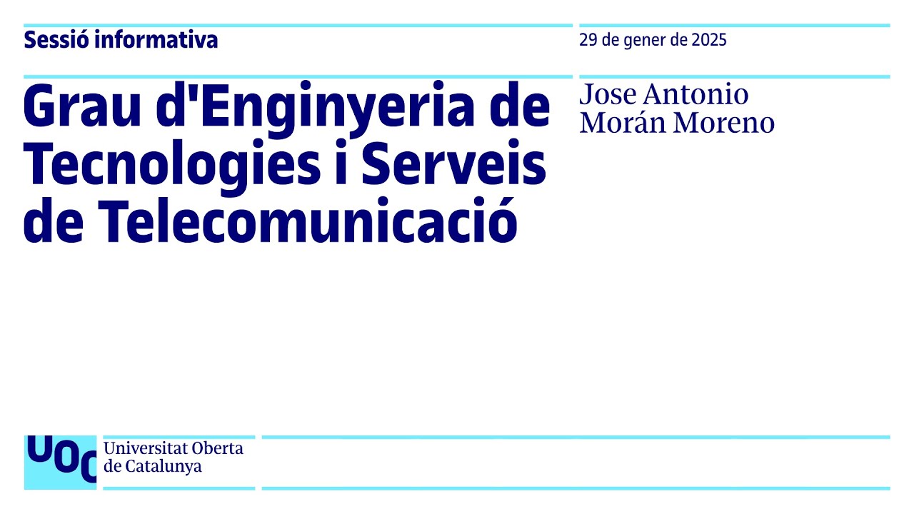Sessió informativa video link