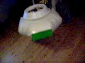 Coanda effect saucer on a bungee.