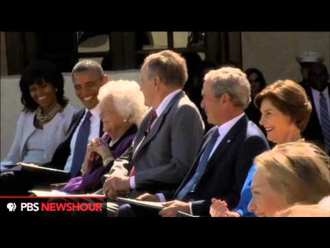 Bush - President Clinton spoke candidly about a president's attempts to rewrite history through their libraries, his relationship with President Bush, and his thoug...