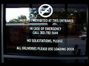 No soliciting