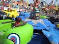 Chloe and Kira Davis at the Ventura County Fair 2009 on the Whale ride.