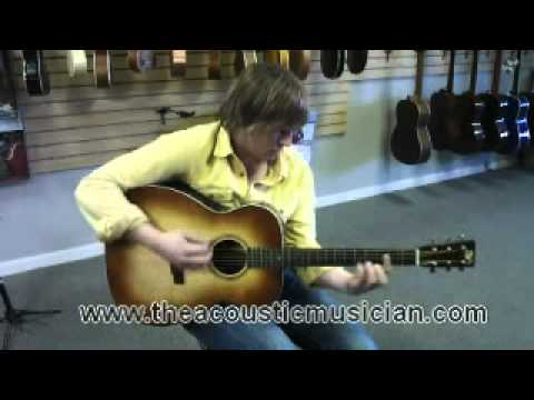 Custom (musician) - This is a custom guitar built by Lonnie Hockett. Its a J40 design. Guitar sounds and looks great. Austin Taylor is playing it for us.