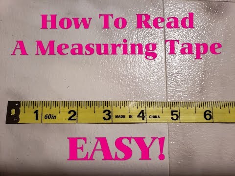 how to read measuring tape