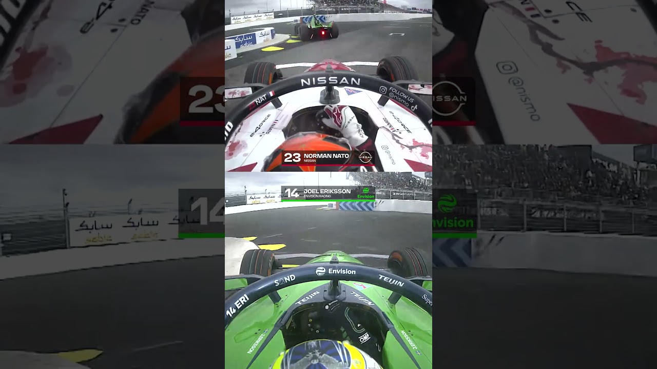 A HUGE defence for P10 🔥#CupraRavalMadridEPrix #FormulaE #Motorsport #Racing