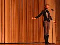bridget gray performing her poem 