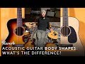 7 Acoustic Guitar Body Shapes, Their Differences and Sounds