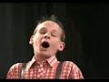 little boy (Robin Schlotz) singing Queen of the Night little boy (Robin Schlotz) singing Queen of the Night