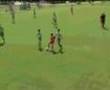 Man Utd's Rhain Davis nine-year-old footballer in action