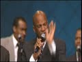 Gospel artist Pastor Donnie McClurkin singing 