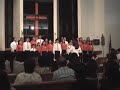Santa Barbara Catholic School Honor Choir sings 