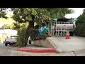 An awkward switch roll-up with those awesomely loose trucks he's known for sends VA flying.