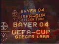 Bayer 04 Leverkusen UEFA Cup Sieger 1988