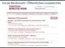 Was sind Social Bookmarks