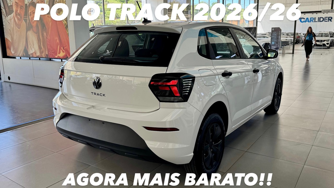 AVALIAÇÃO VW POLO TRACK 2026/26 - AGORA MAIS BARATO!! (4K)