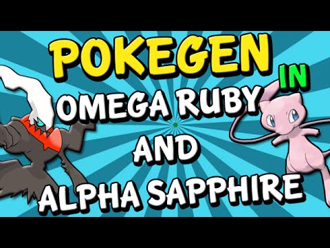 how to pokegen x and y pokemon