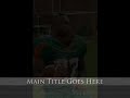 Triston McCathern Senior Highlights