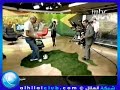 منى امرشا تلعب كورة في برنامج اصداء العالم