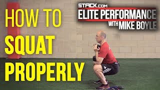 How To Squat Properly