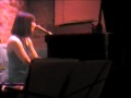 Melissa performing one of her newer songs @ Rockwood Music Hall in NYC on August 19, 2009.