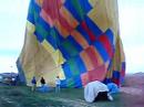East Valley Singles Deflating the Hot Air Balloon After Land