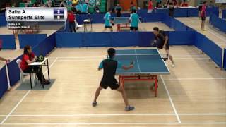Singapore National Table Tennis League 2017 - 2nd Leg - Safra A vs Sunsports Elite