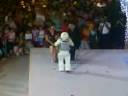 Asimo serving coffee [at Queensbay Mall Penang, Malaysia]