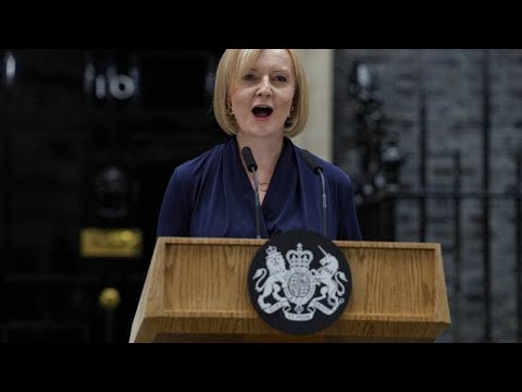 Grobritannien: Neue britische Premierministerin Liz Truss hlt erste Rede in der Downing Street
