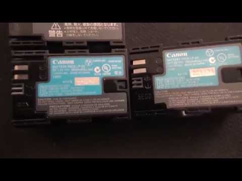how to spot a fake canon lp-e6 battery
