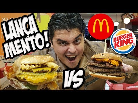 MCDONALD'S vs BURGER KING - Batalha de Lançamentos - HASH FRIES 4.0 vs PICANHA CHEDDAR BACON